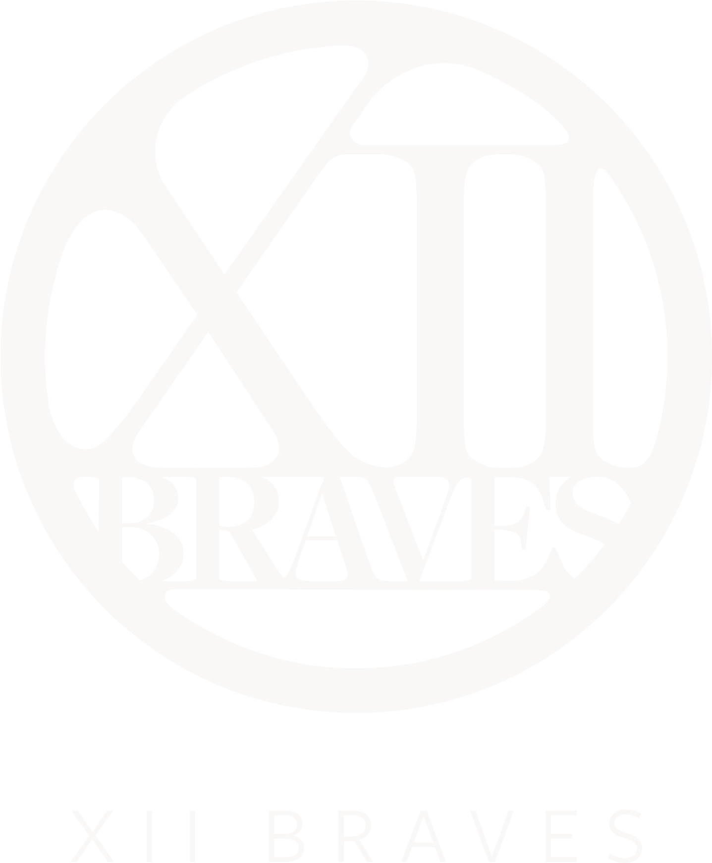 Xii Braves Logo Black Mesa