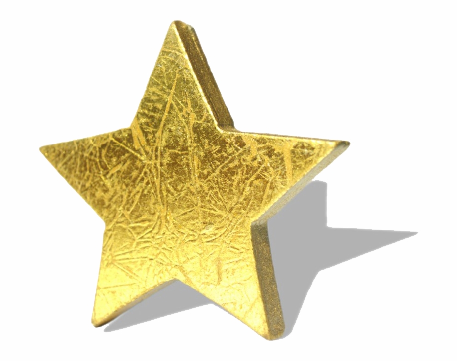 3D Gold Star Png Hd Gold Star Transparent