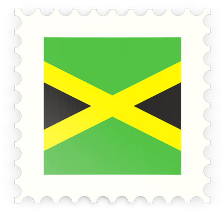 Jamaican Flag Jamaicalandwelove Jamaica Stamp Vintage Blank Stamp
