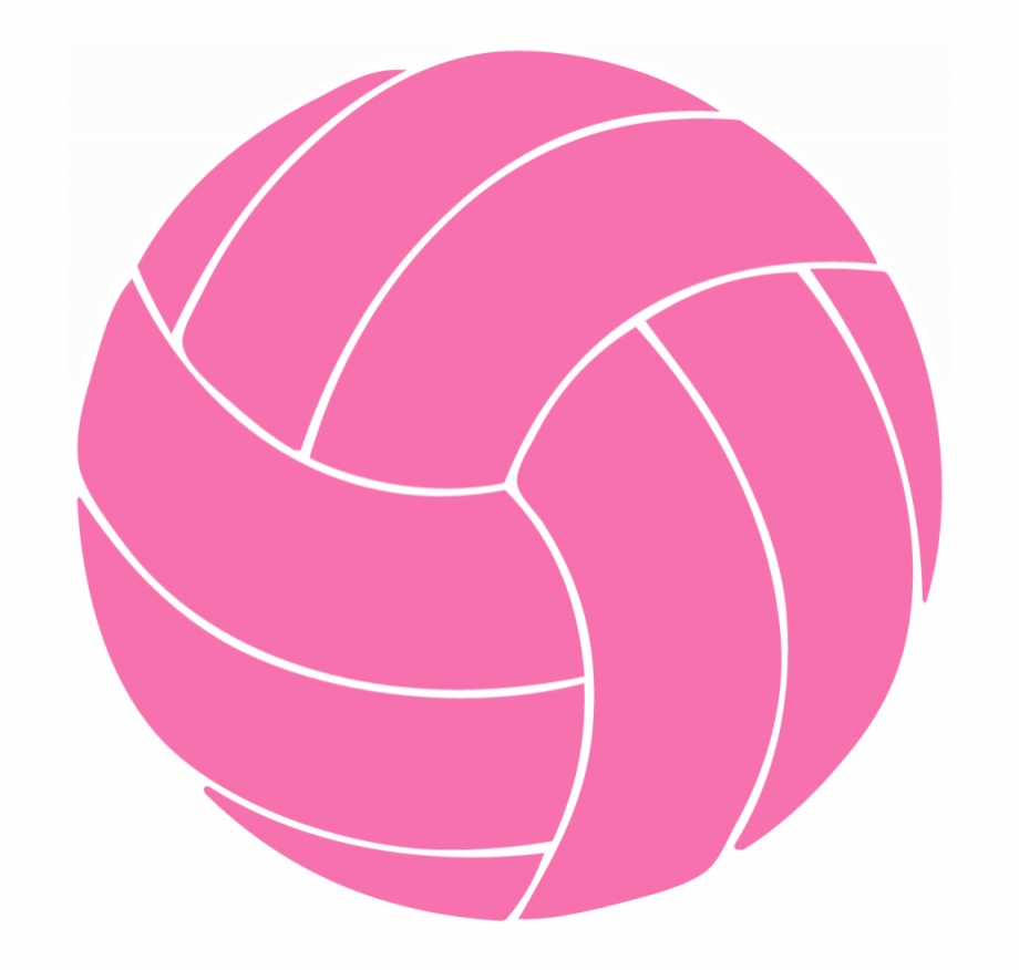Pinkvolleyball Transparent Background Volleyball Png