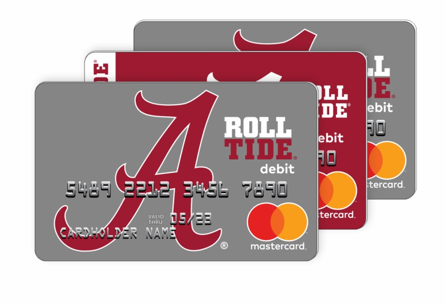 Alabama Crimson Tide Fancard Prepaid Mastercard Group Graphic