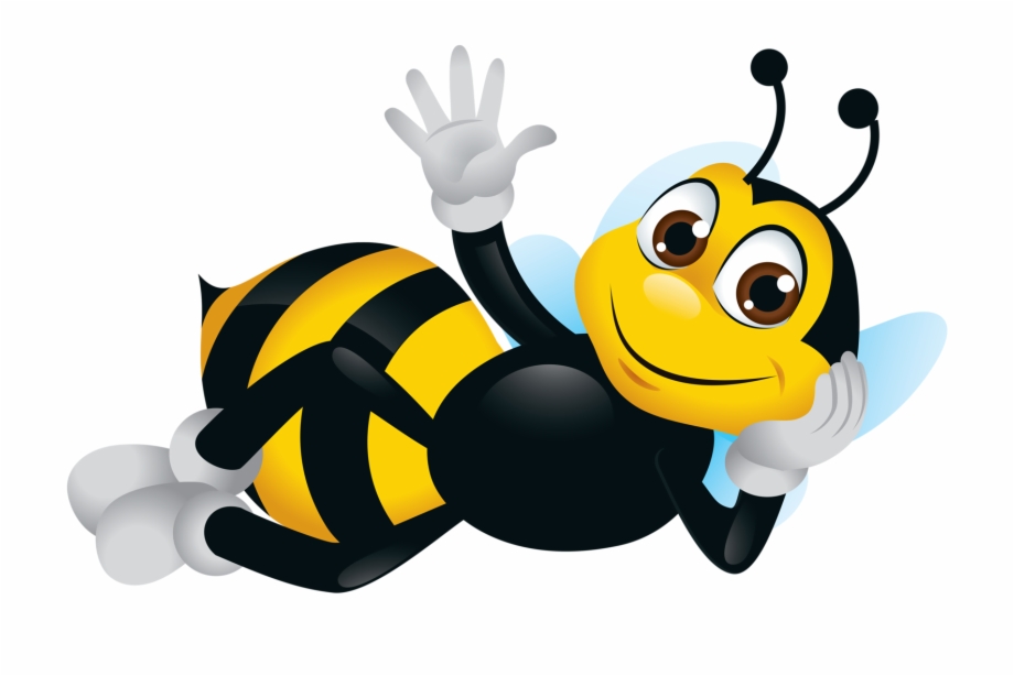 Bee Theme Decoupage Bee Clipart Cartoon Bee Cartoon