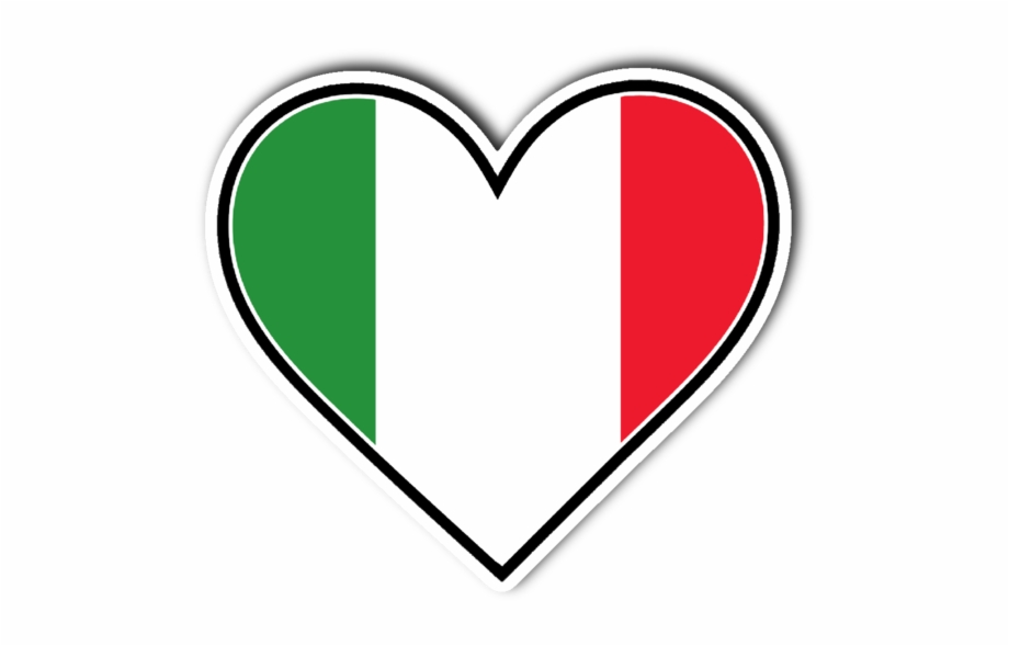 Italian Flag Heart Png