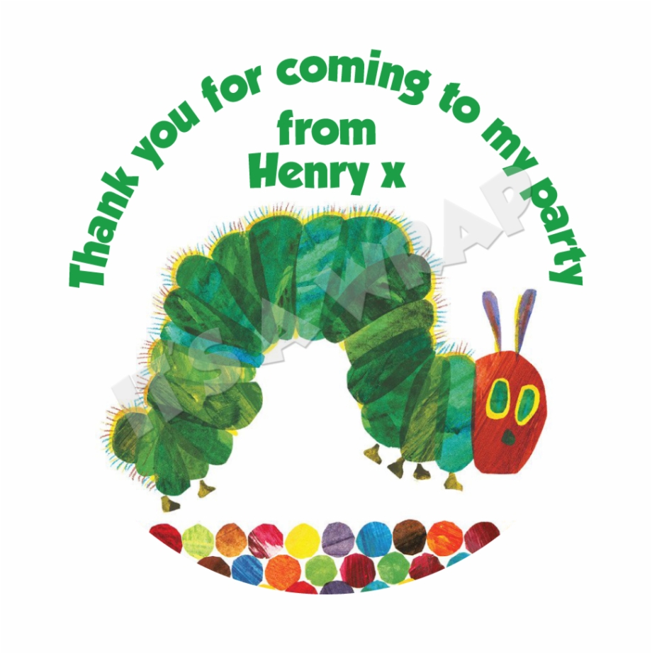 Hungry Caterpillar Sweet Cone Stickers Very Hungry Caterpillar