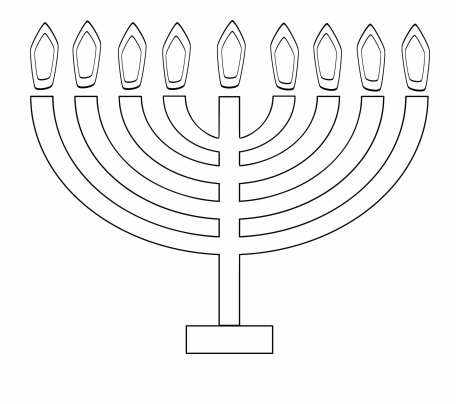Banner Transparent Download Black And White Hanukkah