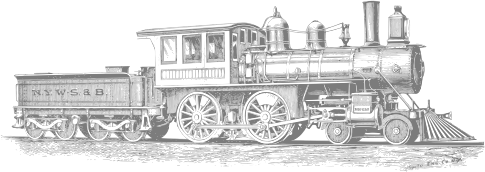 Train Rail Transport Steam Locomotive Vintage Steam Vintage