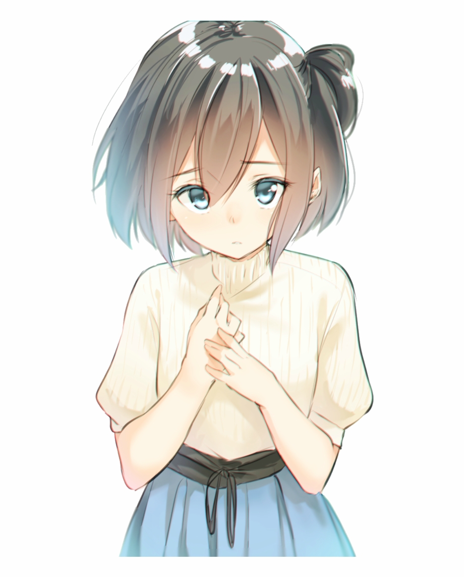 Anime Girl With Pigtails Png Download Cute Anime Clip Art Library