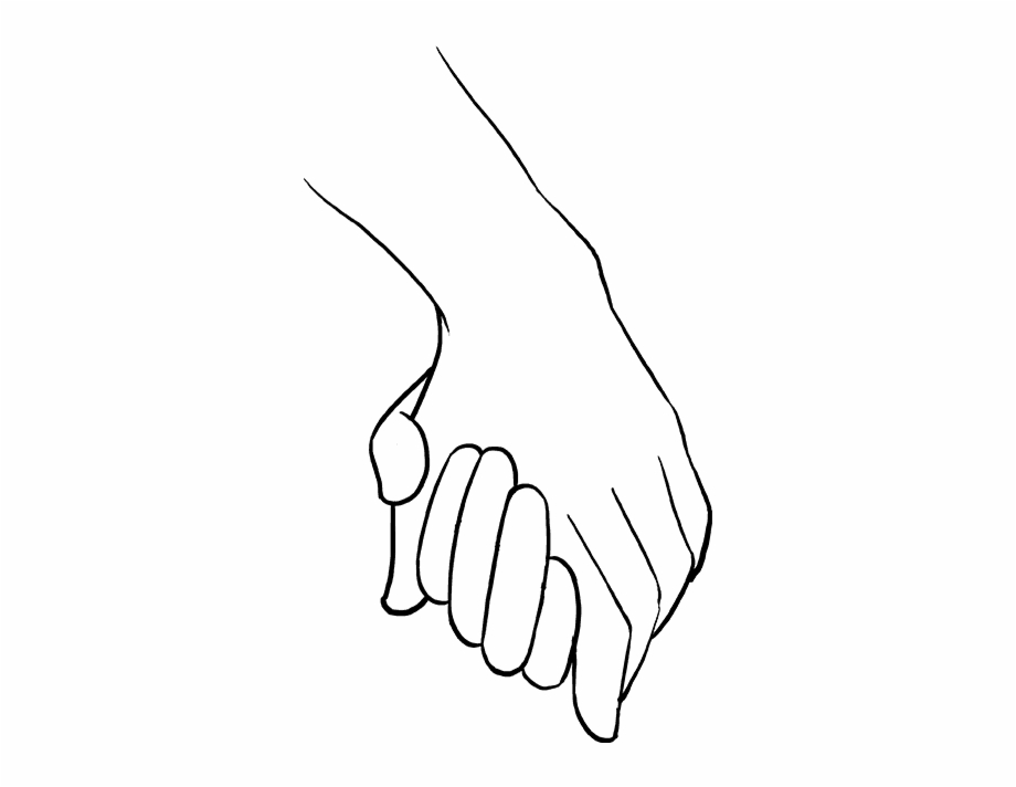 How To Draw Holding Hands Draw Hands Holding