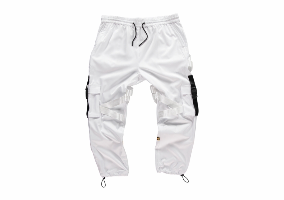 White Tech Pants Pocket