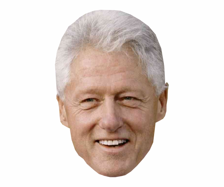 Bill Clinton Face Transparent