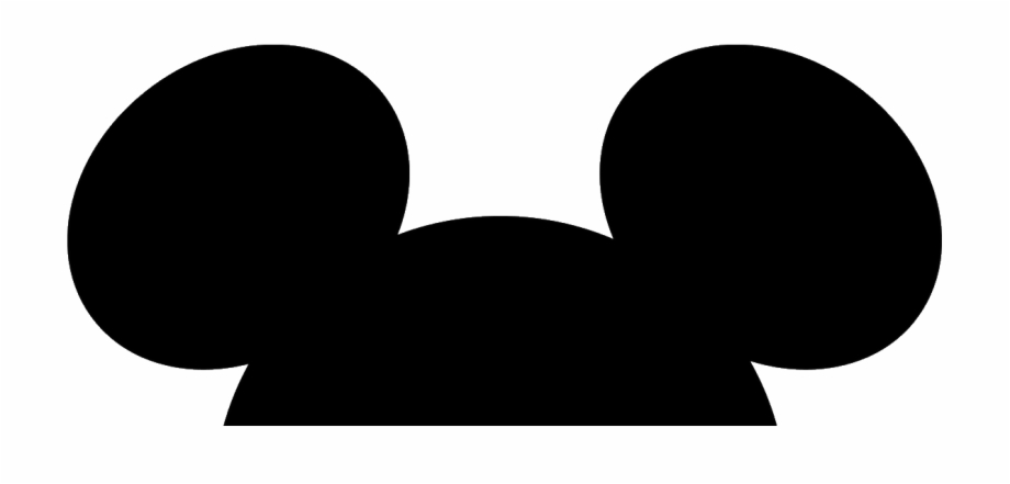 silhouette mickey mouse clipart
