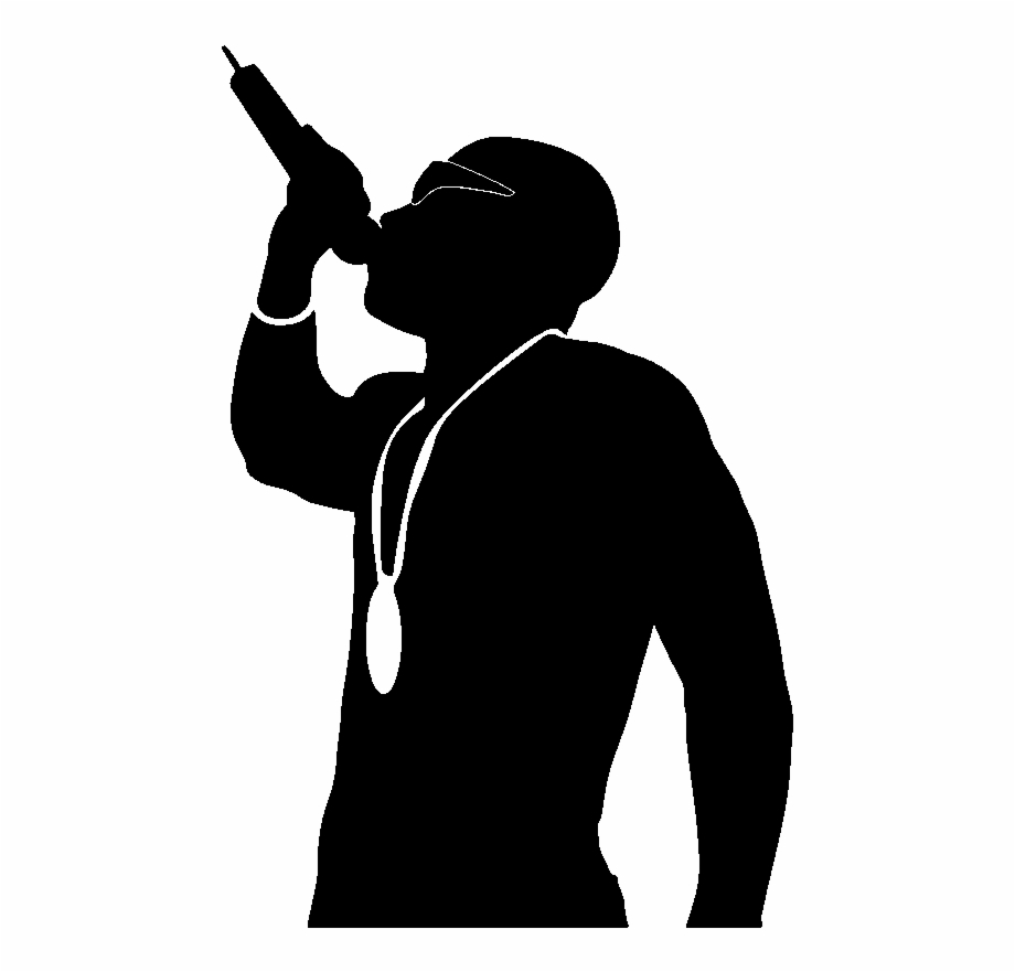Rapper Music Rap Silhouette Png Image Picpng Hip