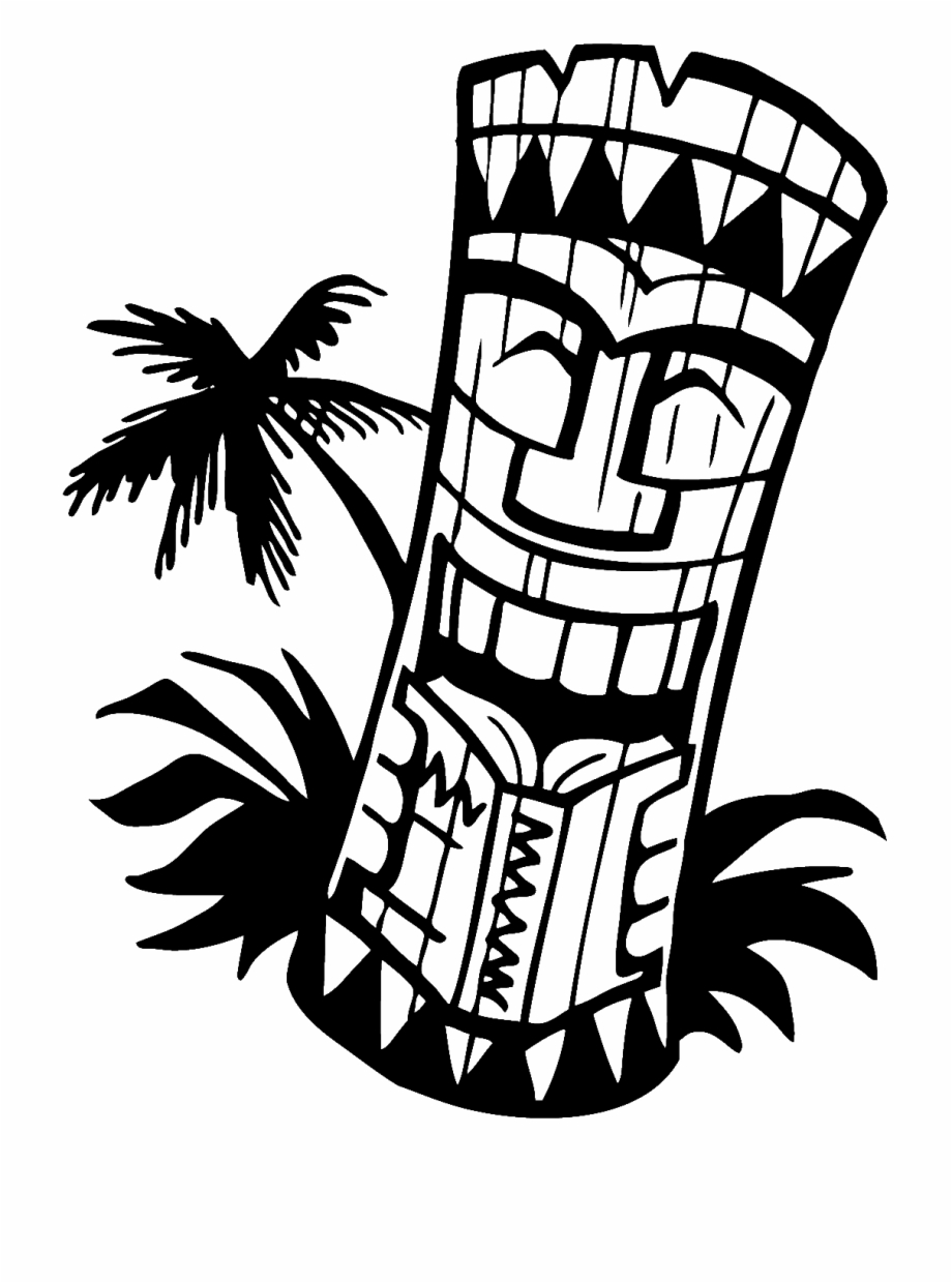 Hawaiian Tiki Clip Art Borders Free Clipart Images
