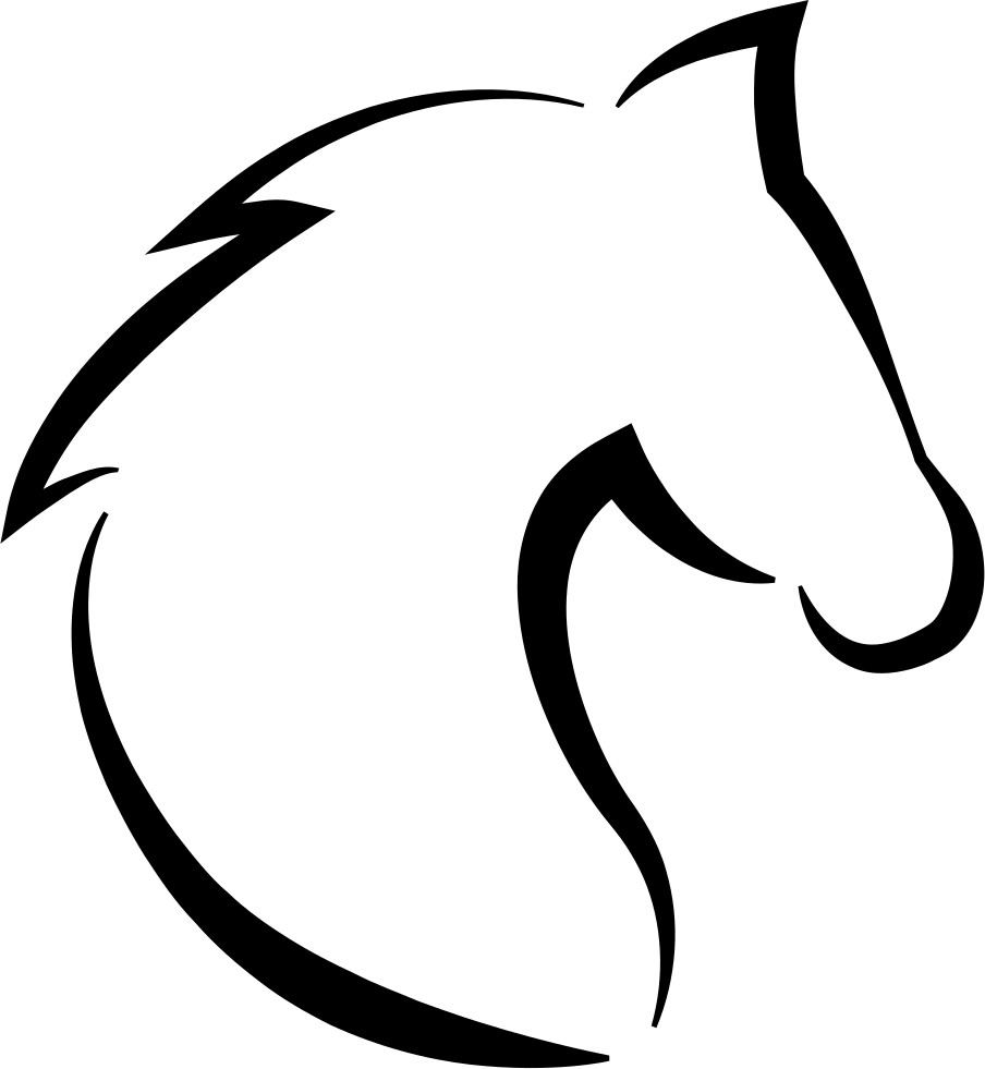 Horse Head With Hair Outline Comments Outline Horse