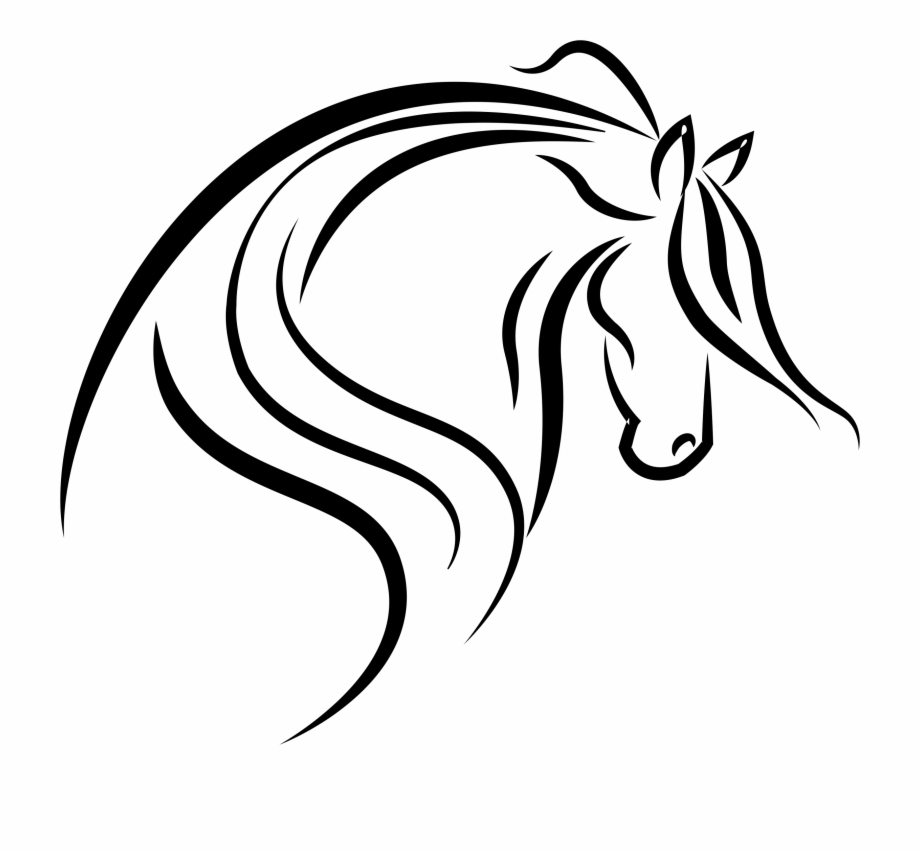 Horse Head Outline Horse Head Outline Png