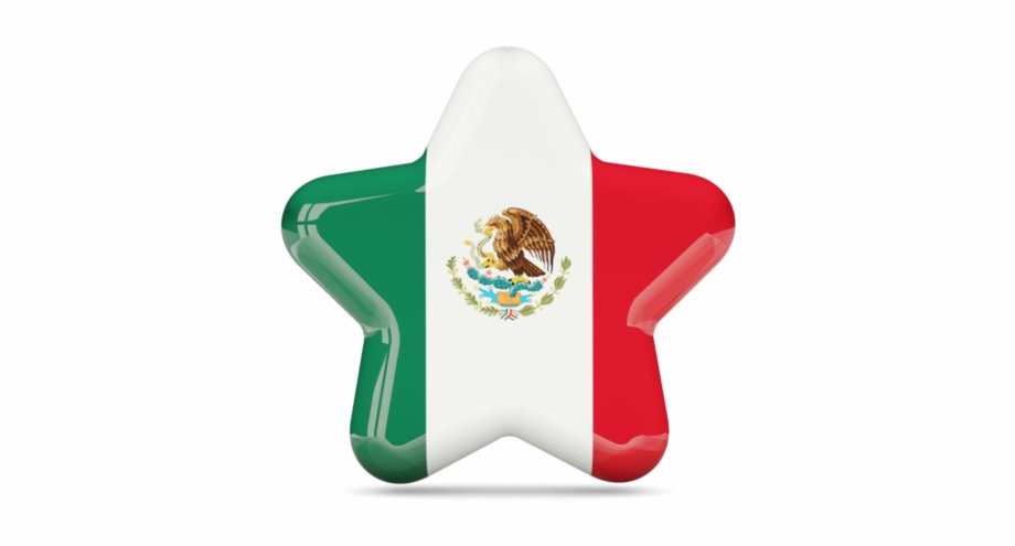 Illustration Of Flag Of Mexico Mexico Flag Star