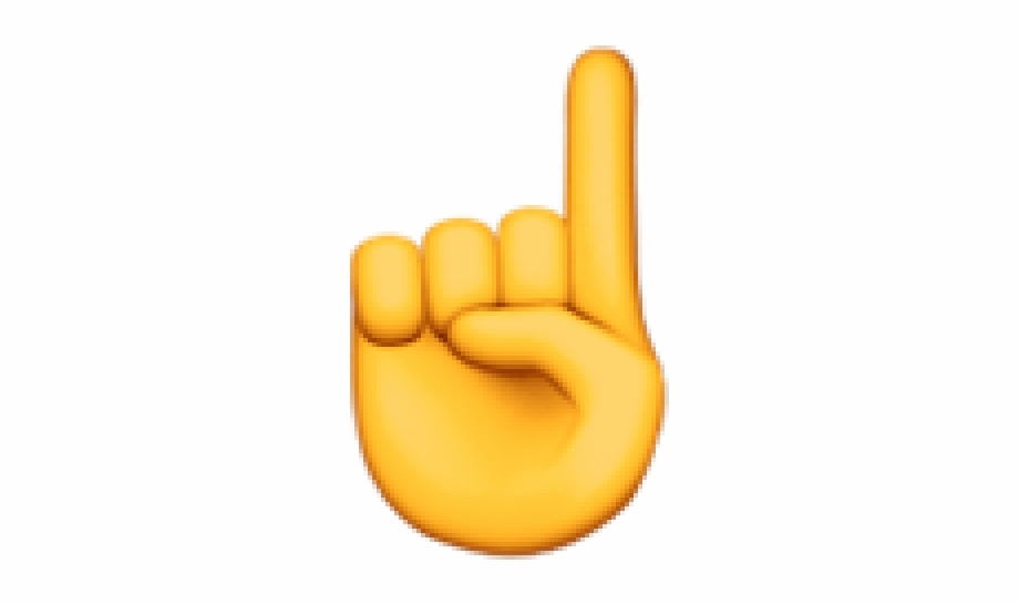Up Pointing Index Emoji