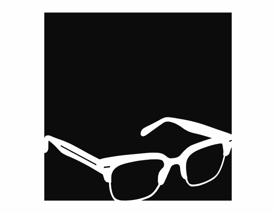 Lenses Group Logo Thin Small Black Glasses
