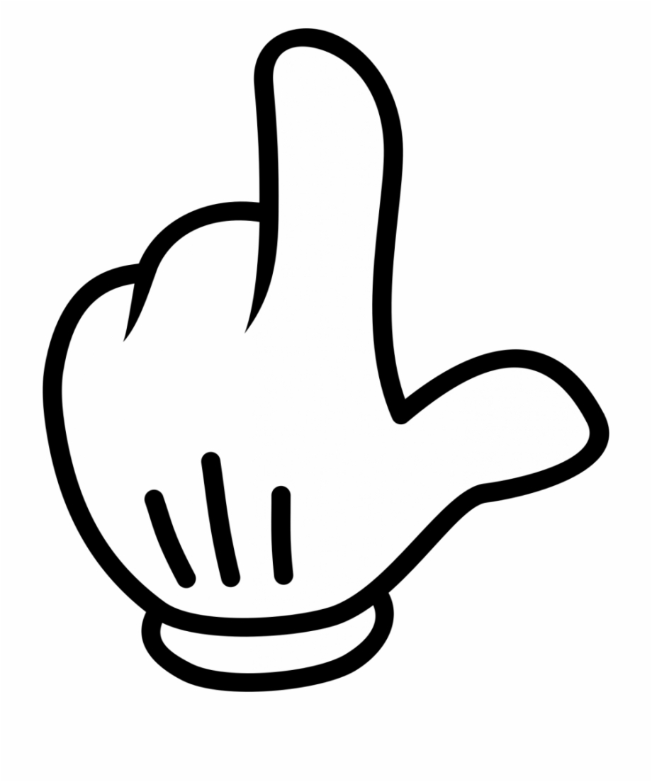 mickey mouse hand png
