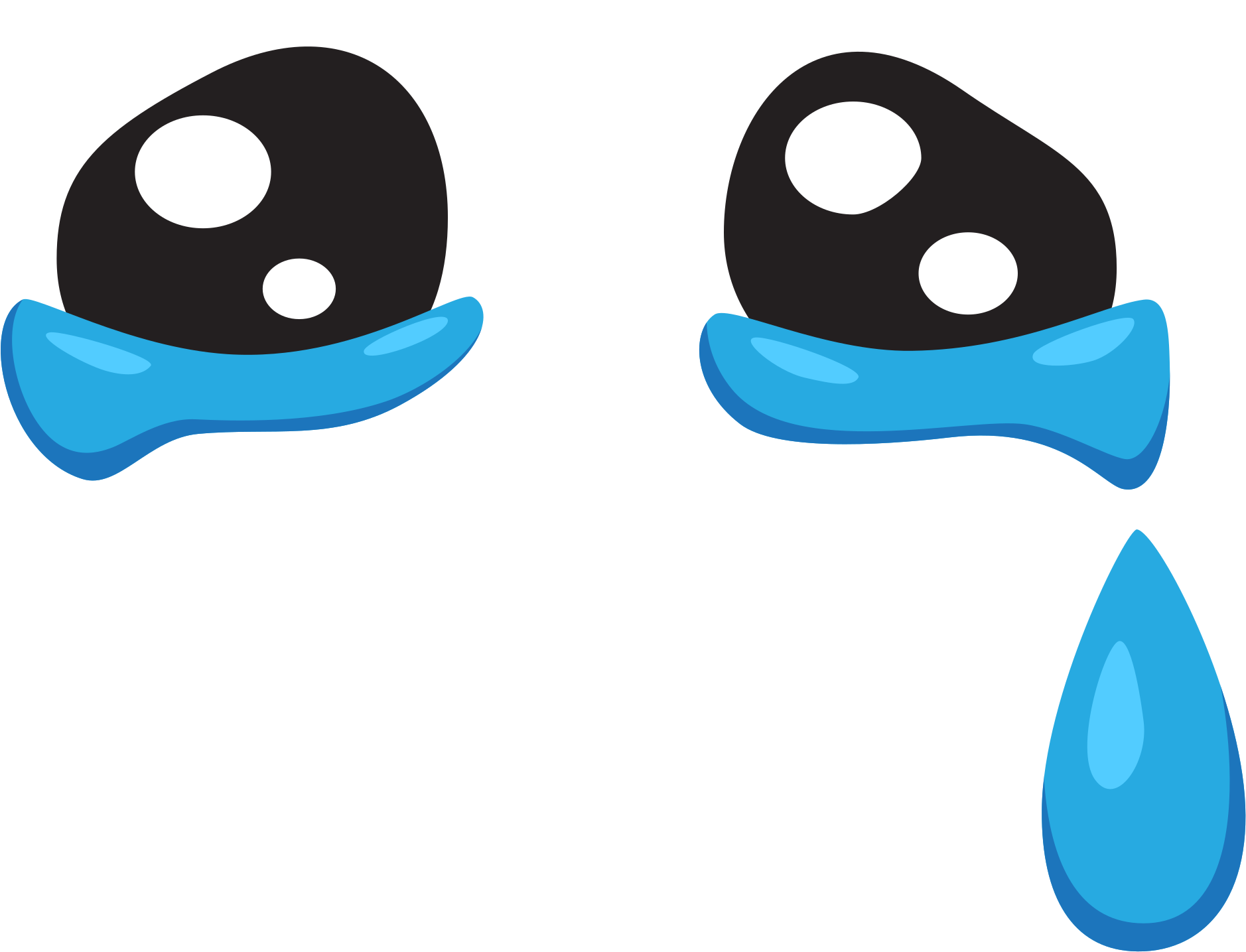 Sticker By Twitterverified Account Eyes Tears Png Clip Art Library