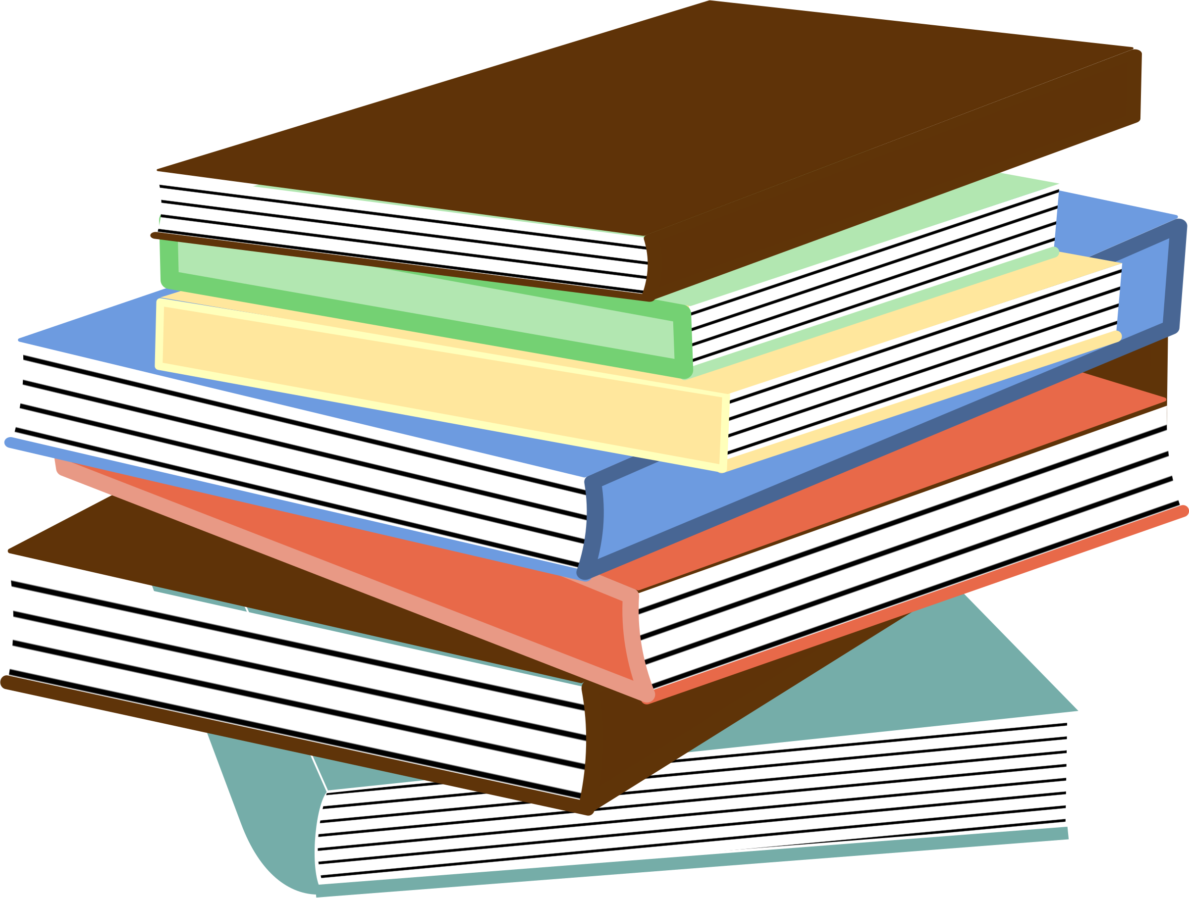 Png Stock Book Png Clipart Stack Of Books