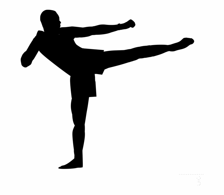 Silhouette Boxing Kickboxing Boxers Sports Kickbox Transparent