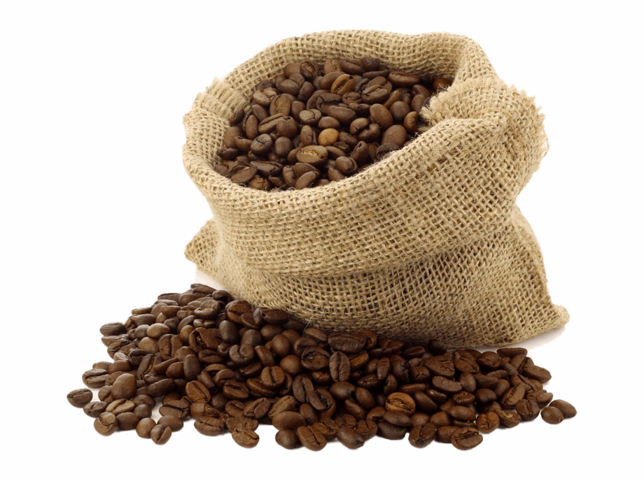 Coffee Beans Bag Open Coffee Bean Png