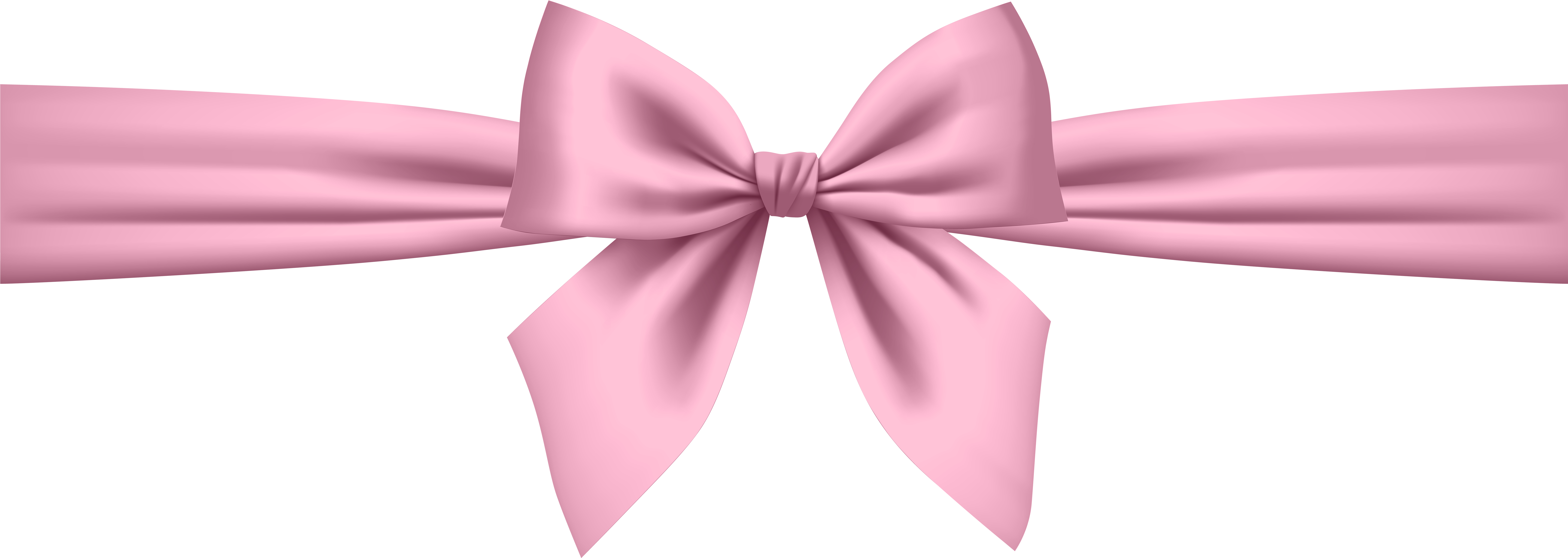 Soft Pink Bow Transparent Png Clip Art Pink