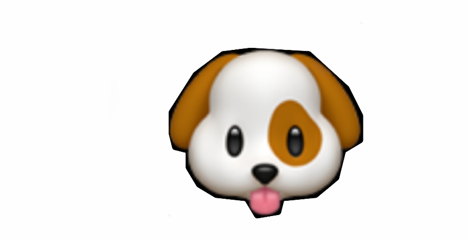 Dog Emoji Png Transparent Background Cartoon