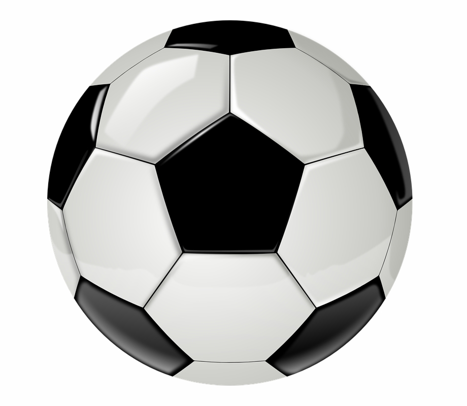 Ball Soccer Football Sport Reflection New Black Football