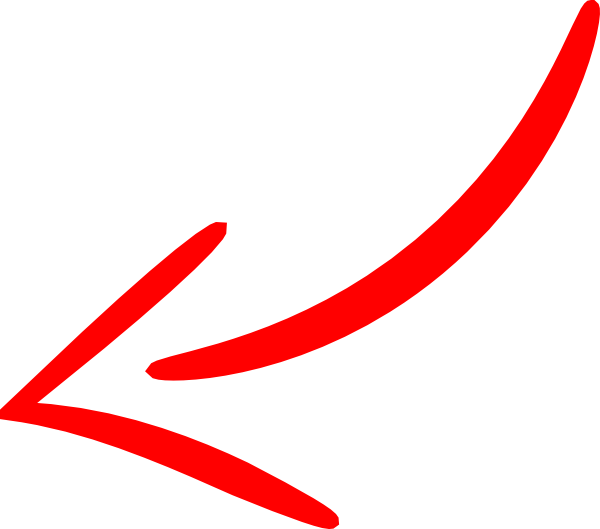 transparent background arrow clipart red
