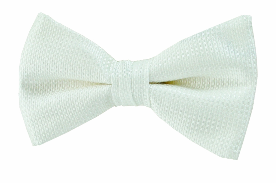 Romance White Bow Tie Noeud Papillon Blanc Soie