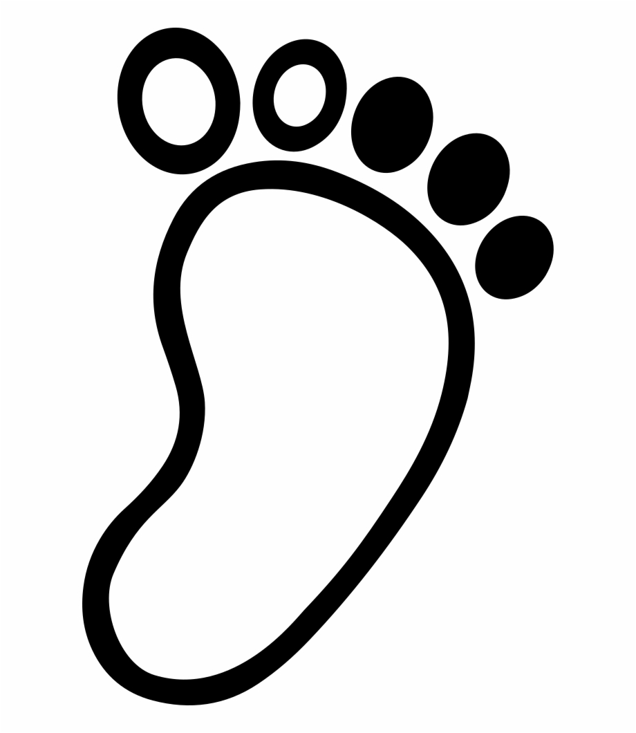 drawing of a footprint
