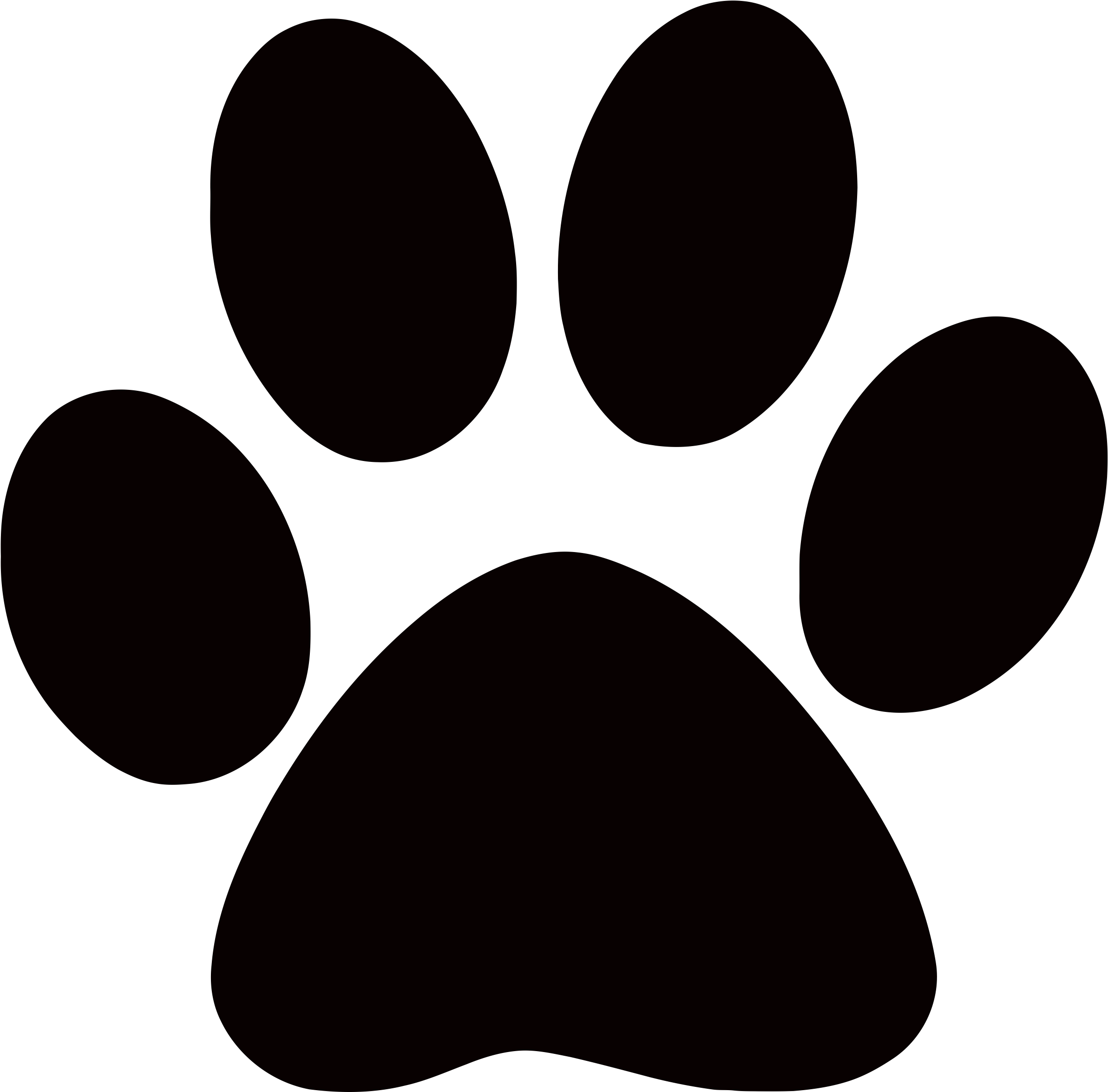Footprints Clipart Cougar Transparent Background Dog Paw Clipart