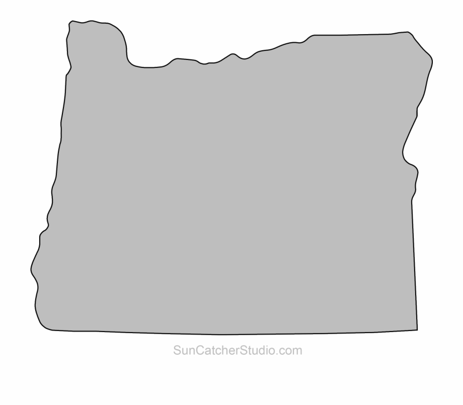 Oregon State Outline Png Oregon Outline Of State