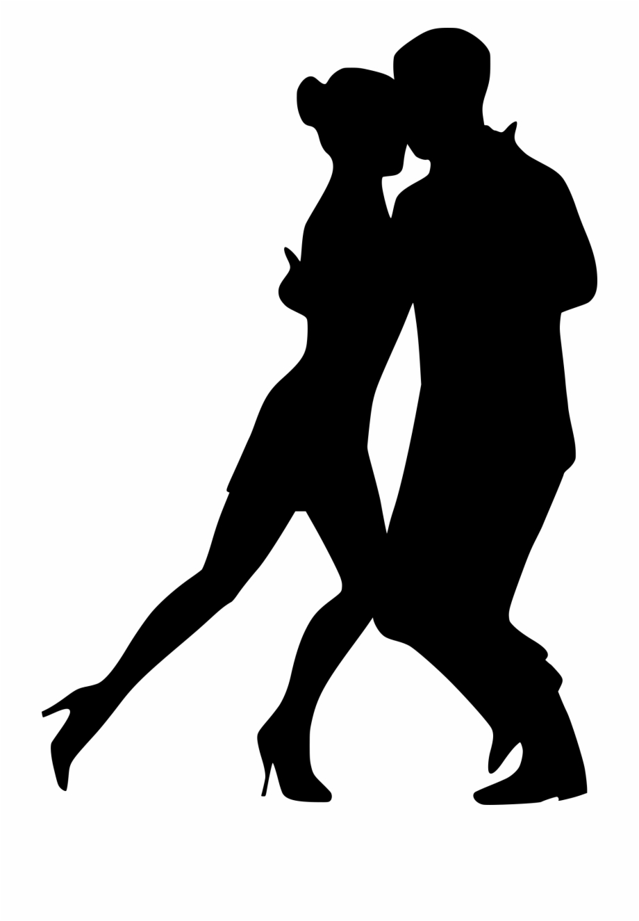 Clipart Salsa Dancing Couple Silhouette