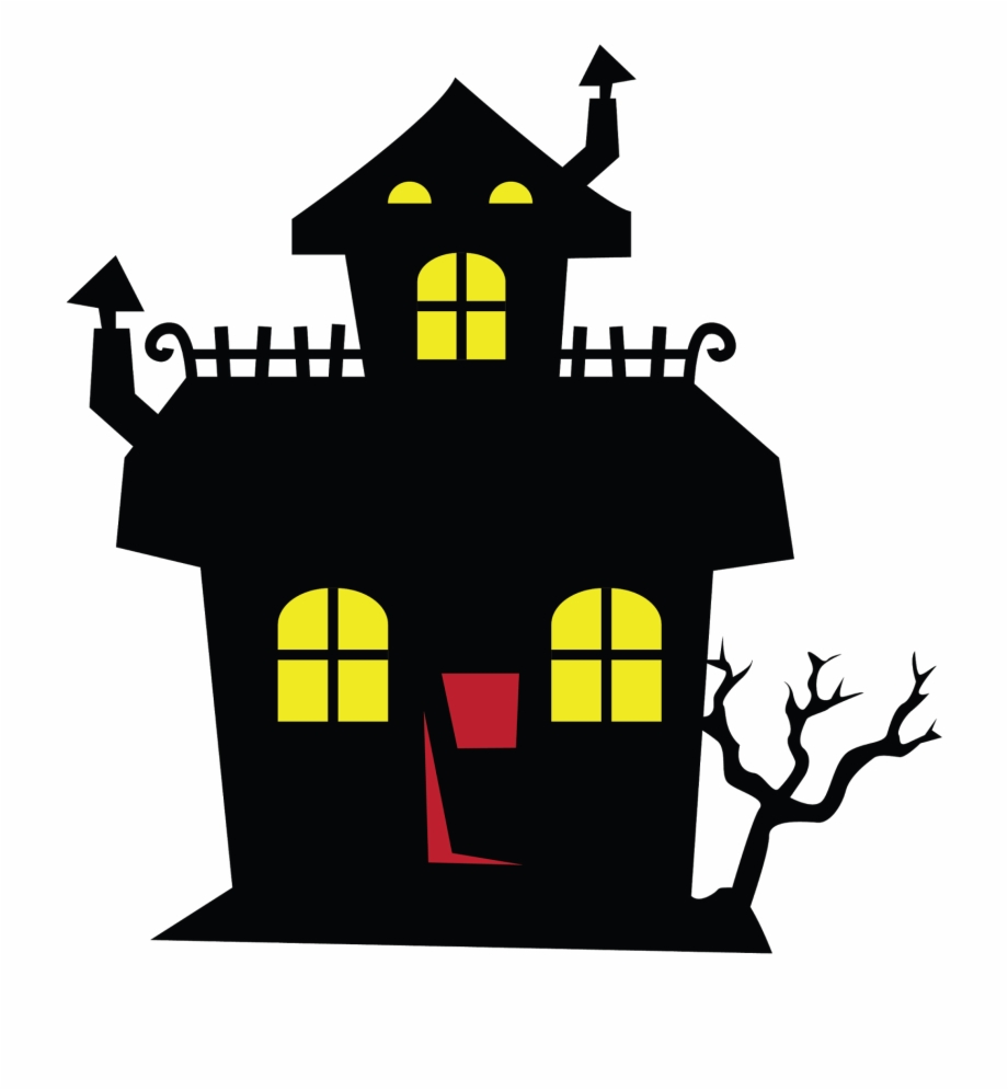 Haunted House Clipart Png Haunted House Halloween Clipart