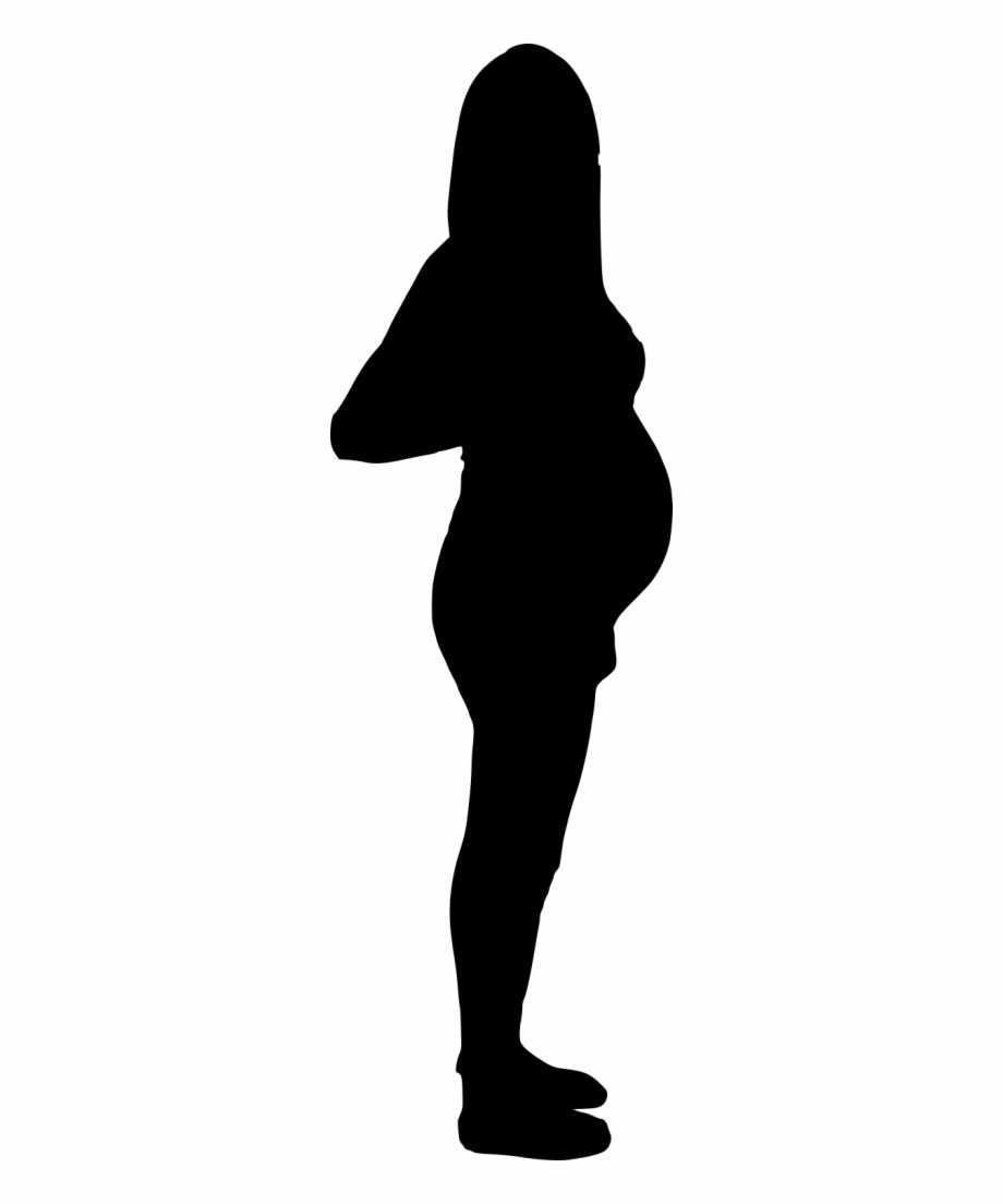 woman silhouette transparent background
