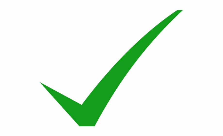 Green Check Mark Transparent Background