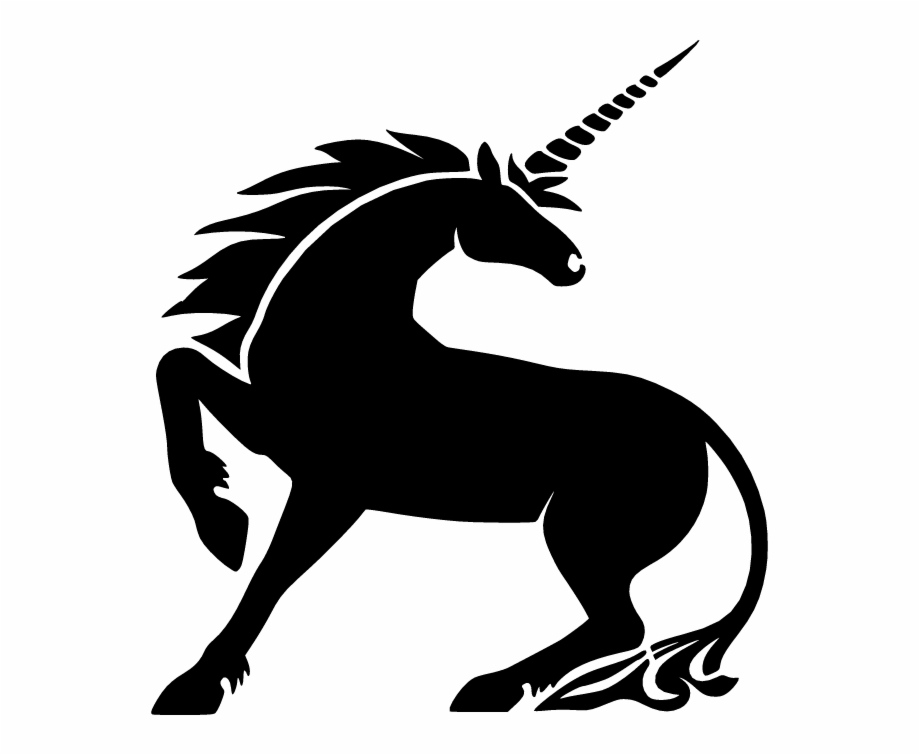 unicorn silhouette png
