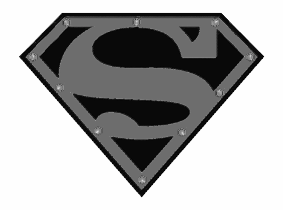 Superman Black And White Logo Clipart Best Superman
