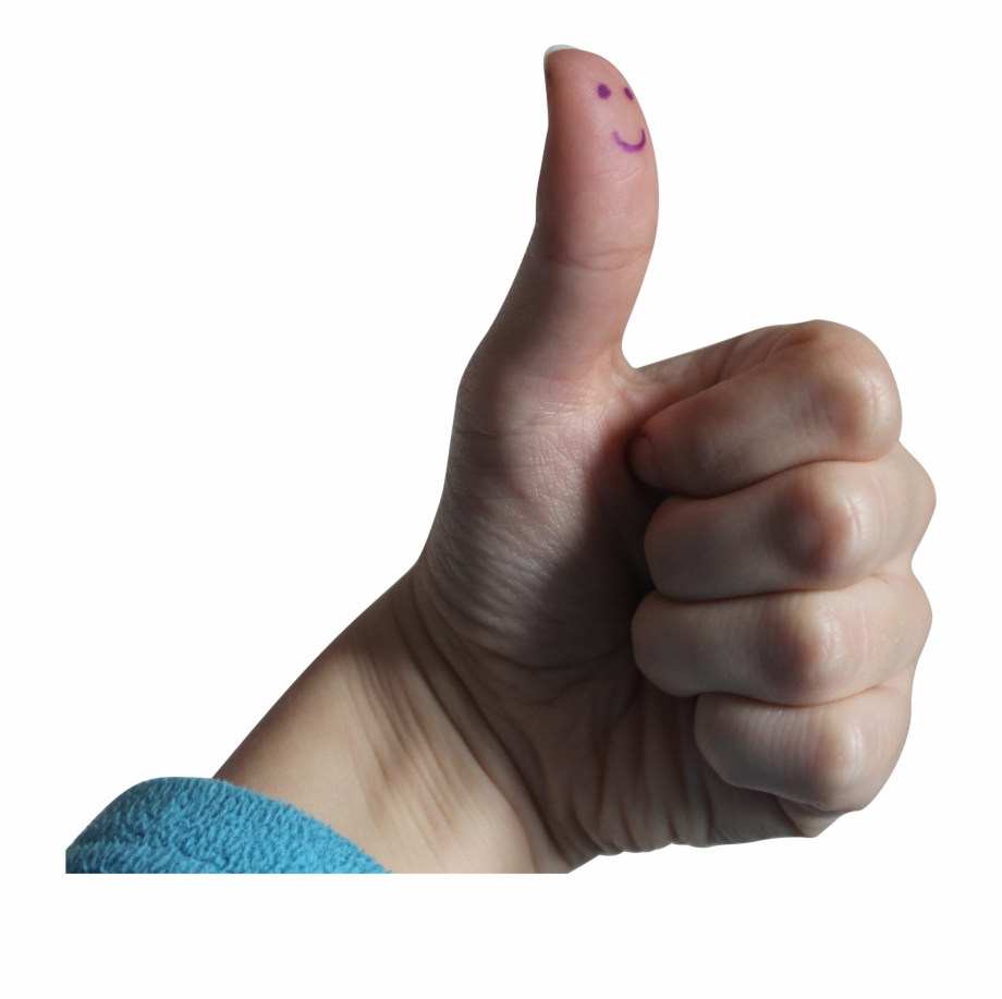 Smiley Thumbs Up Sign Language