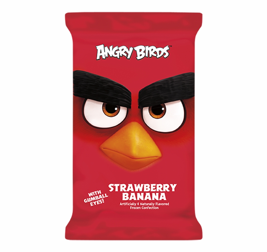 Angry Birds Face Bar Cartoon