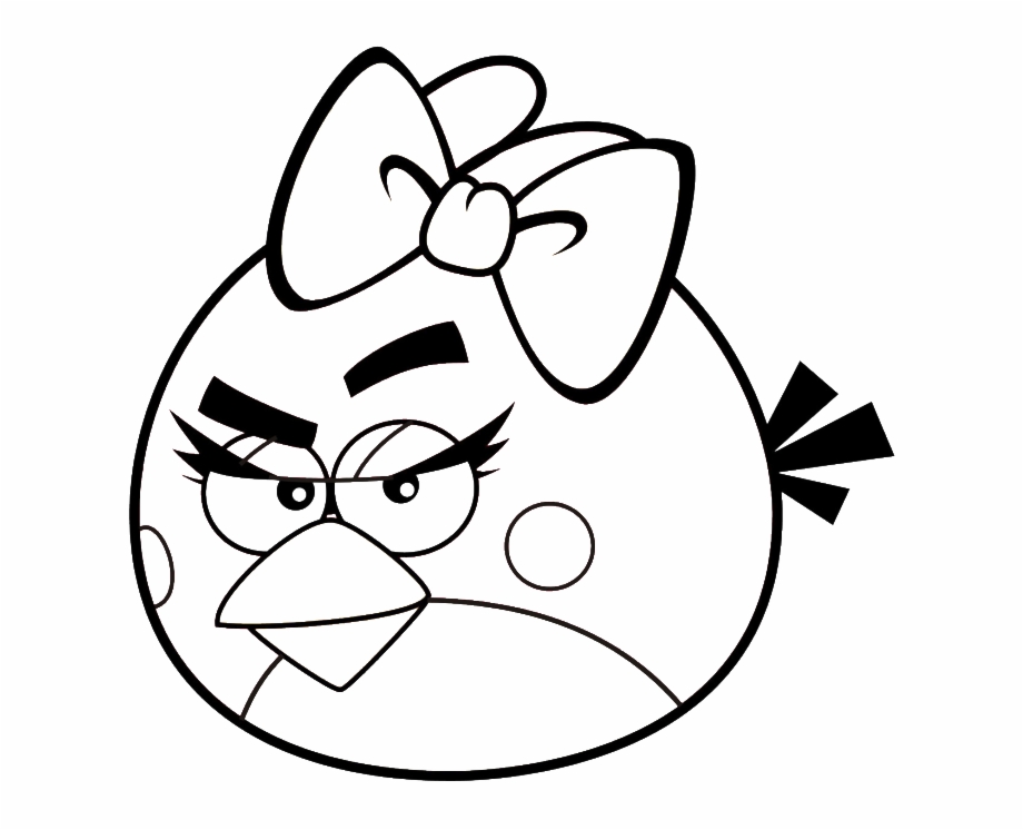 Free Cute Coloring Sheets For Girls Angry Bird