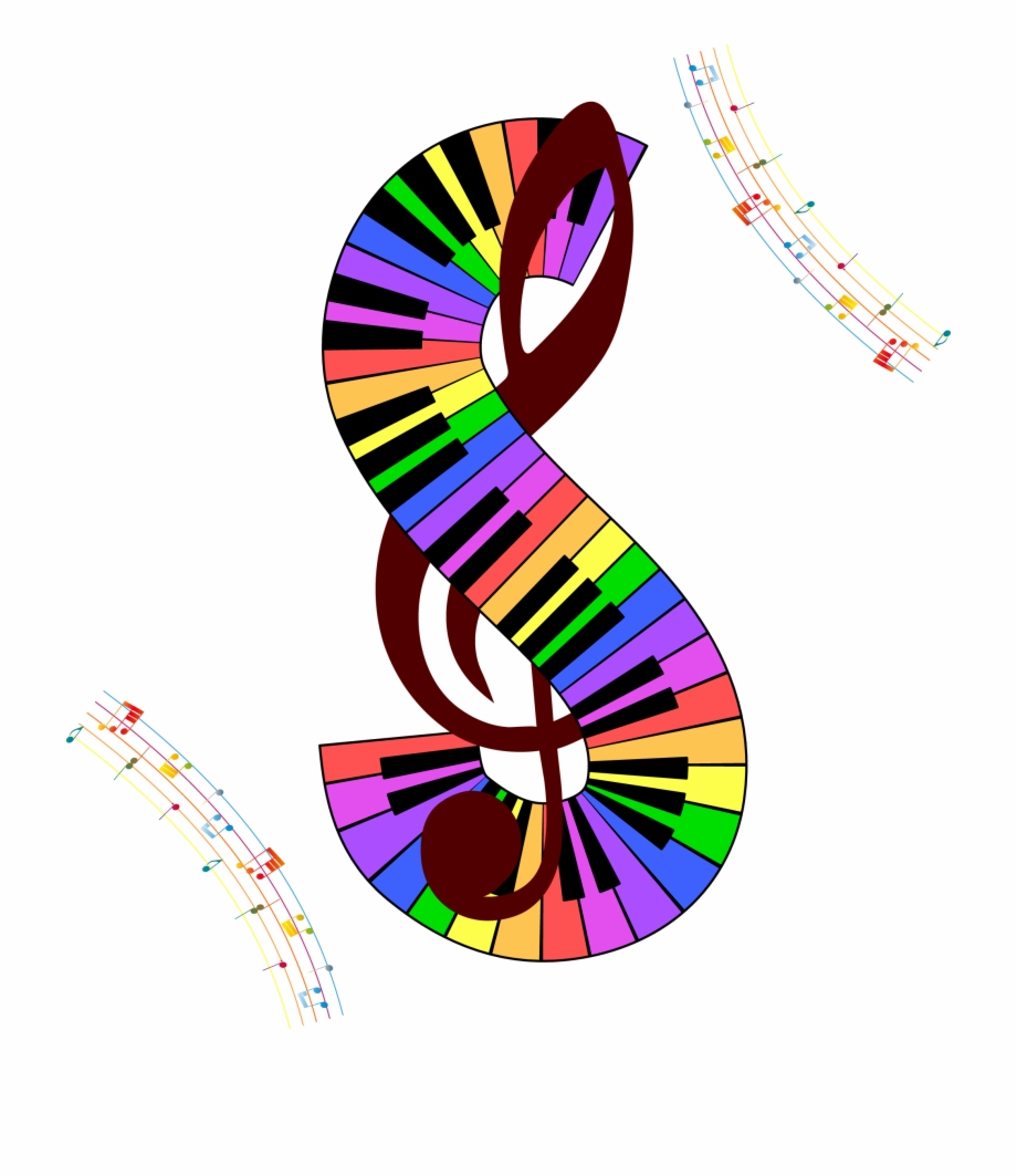 Musical Note Staff Clef Illustration Transprent Png Clipart