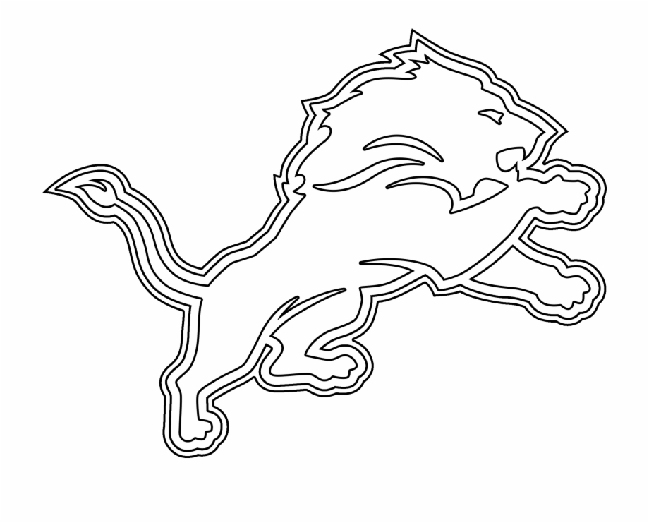Detroit Lions Logo Coloring Page 6 By Carol