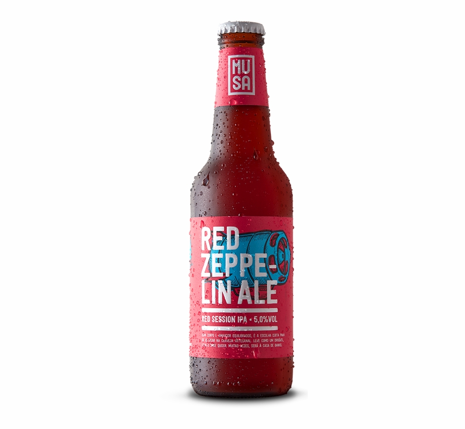 Red Zeppelin Beer Bottle