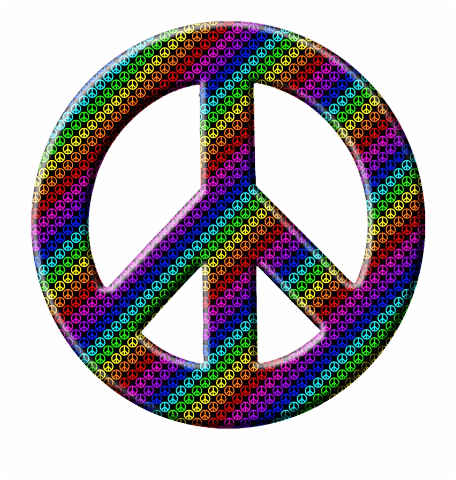 hippy peace sign png file

