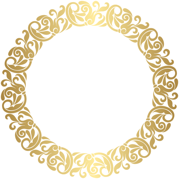 golden circle design png hd
