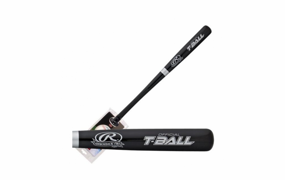 Rawlings Wood T Ball Bat With Ball Combo